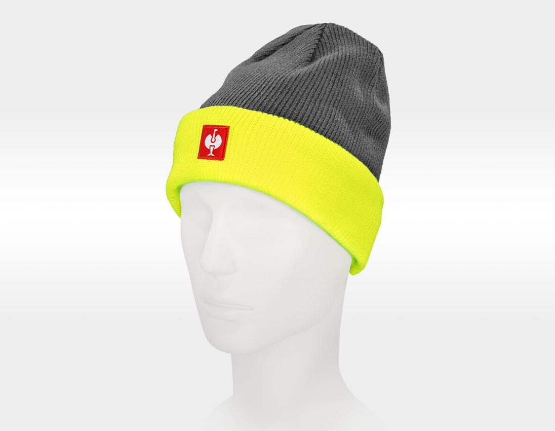 Accessories: Knitted hat e.s.motion 24/7 + anthracite/high-vis yellow 3