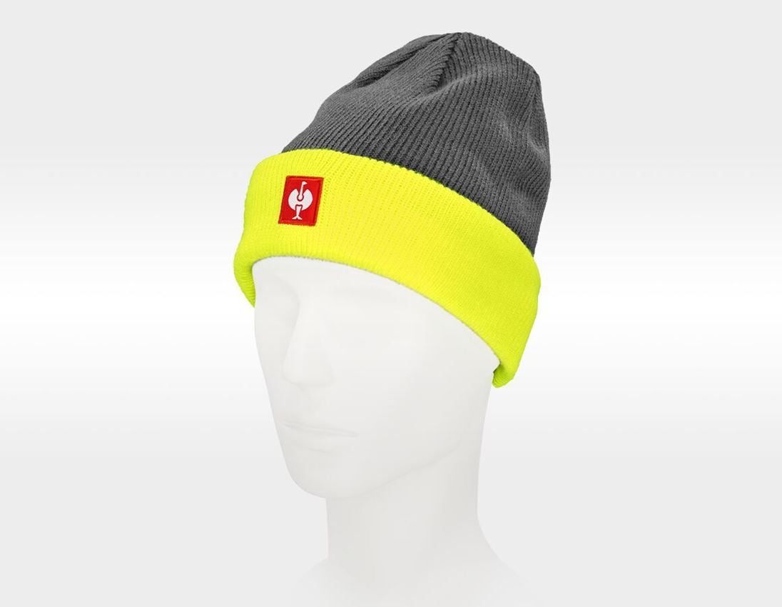 Accessories: Knitted hat e.s.motion 24/7 + anthracite/high-vis yellow 3