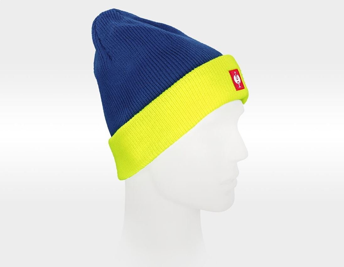 Accessories: Knitted hat e.s.motion 24/7 + royalblue/high-vis yellow 4