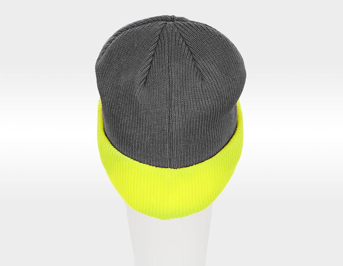 Accessories: Knitted hat e.s.motion 24/7 + anthracite/high-vis yellow 5