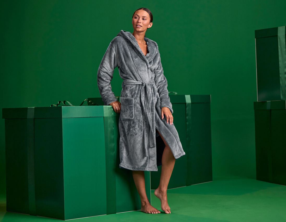 Accessories: e.s. Bathrobe, ladies' + nordicgrey 1