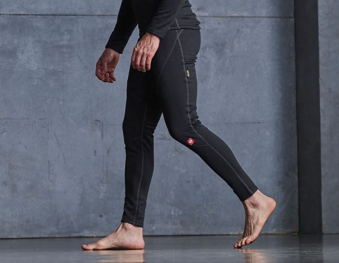 Clothing sets: SET: 2x e.s. func.long-pants thermo stretch-x-warm + black 1