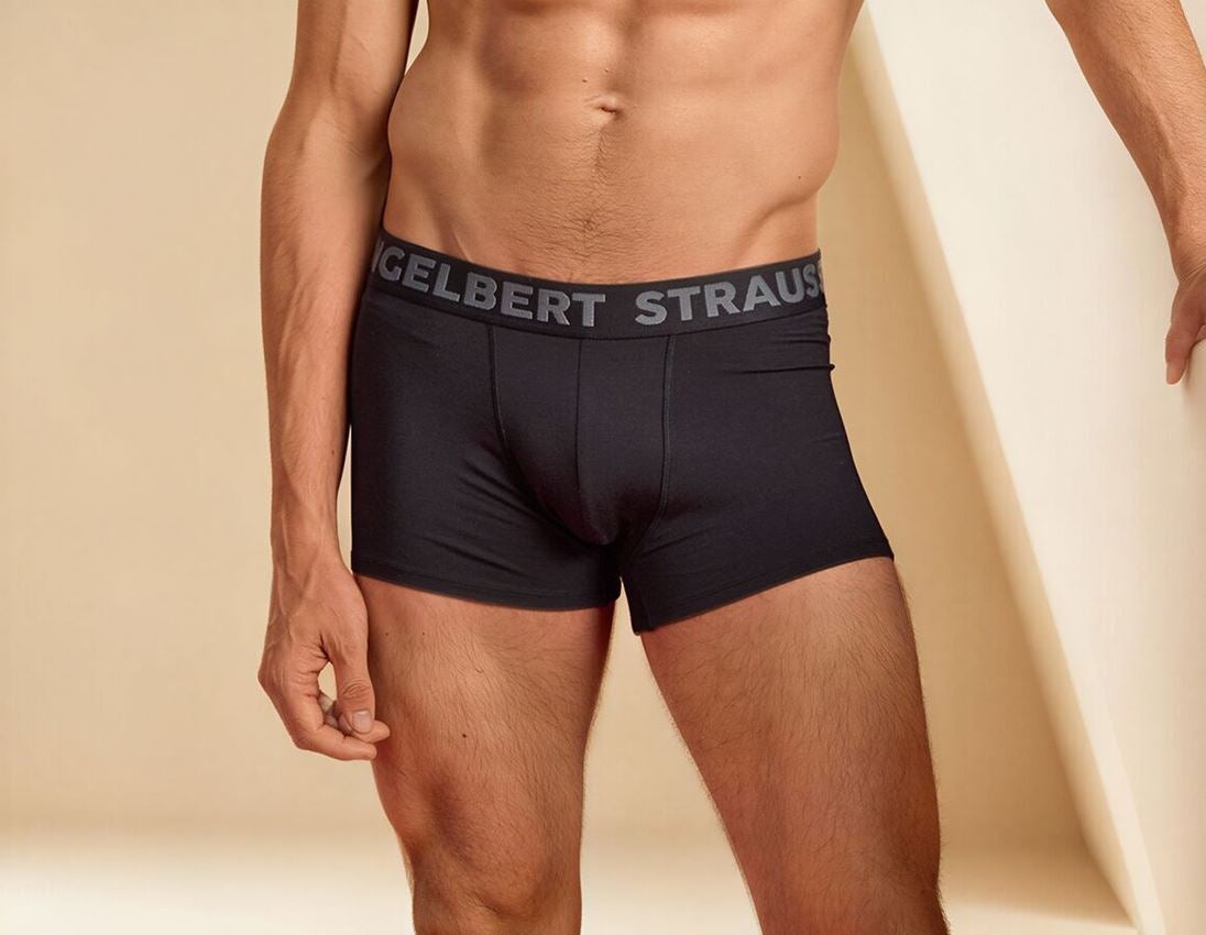 Undertøj | Termotøj: e.s. Modal stretchpants, pakke med 2 stk. + nordicgrå+sort 1