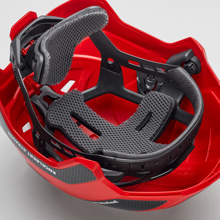 Hard Hats: e.s. Work helmet Protos® + red/black 2