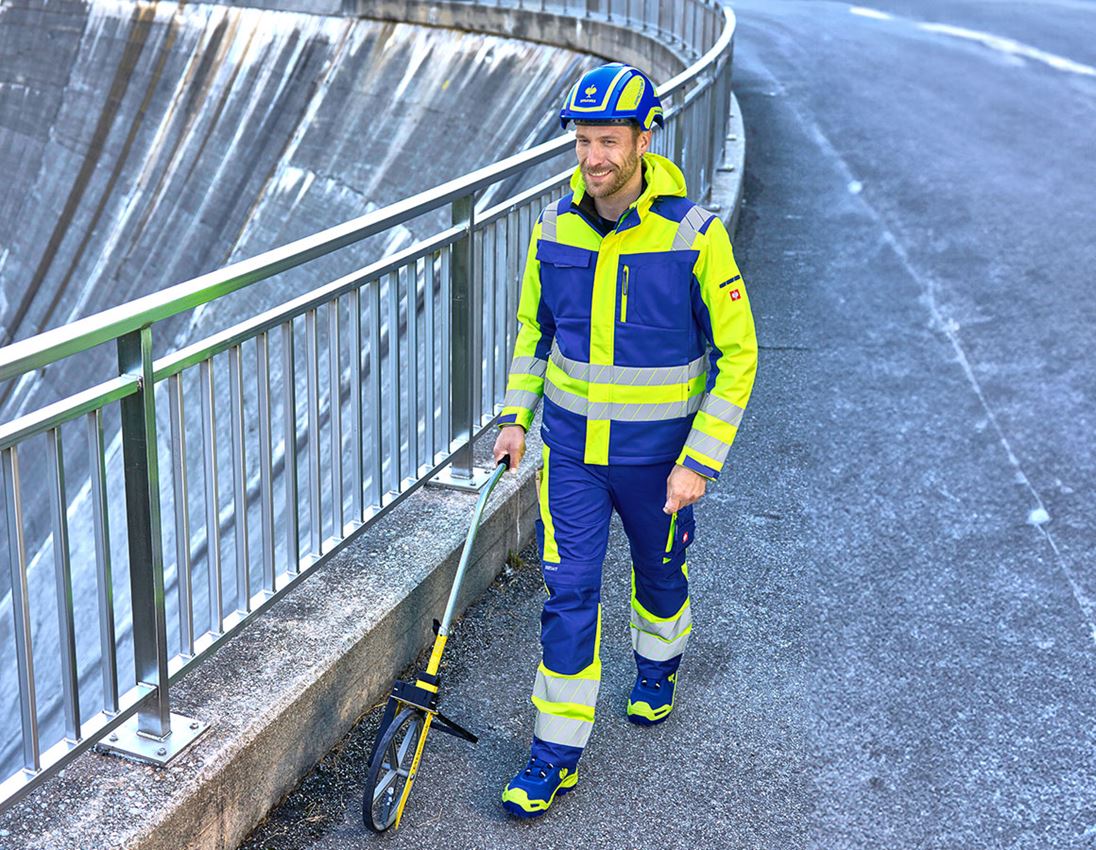 Hard Hats: e.s. Work helmet Protos® + royalblue/high-vis yellow 3