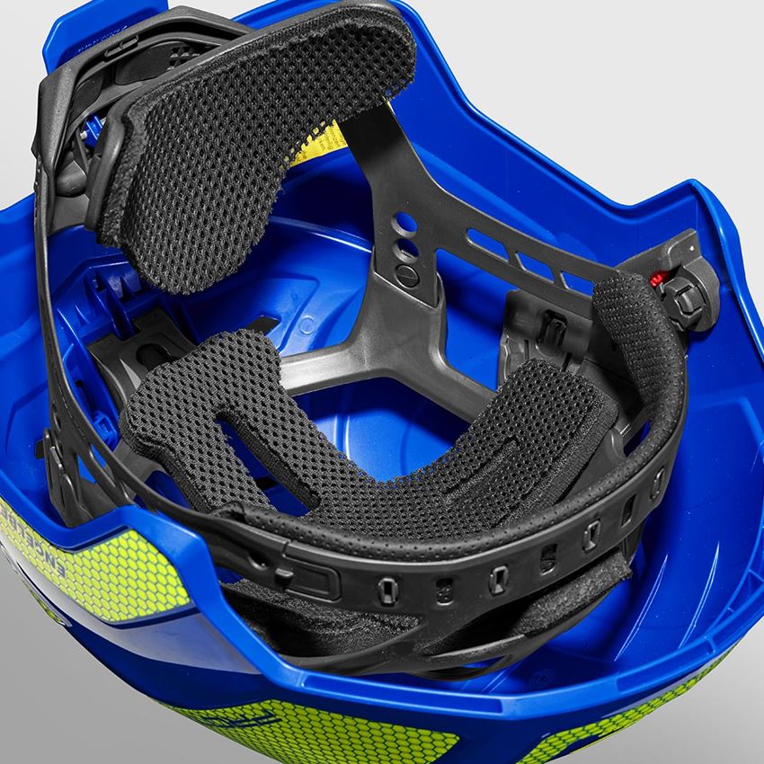 Hard Hats: e.s. Work helmet Protos® + royalblue/high-vis yellow 2