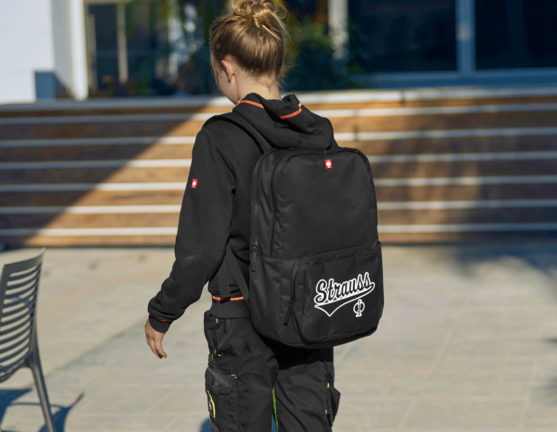 Clothing: Backpack e.s.e:pic, children's + black