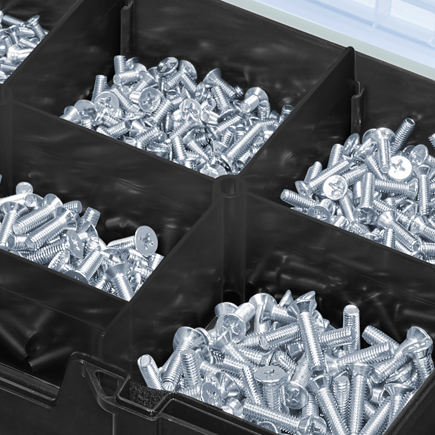 Screws: Countersunk head screws range DIN 965 in STbox 2