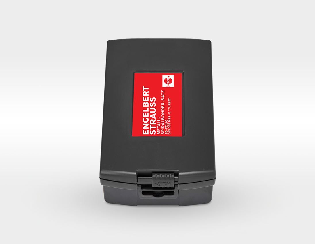 Drills: e.s. HSS-G metal spiral drill set turbo 1