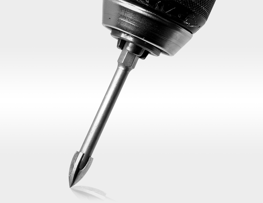 Bits: Bit glass drill set, 4-part