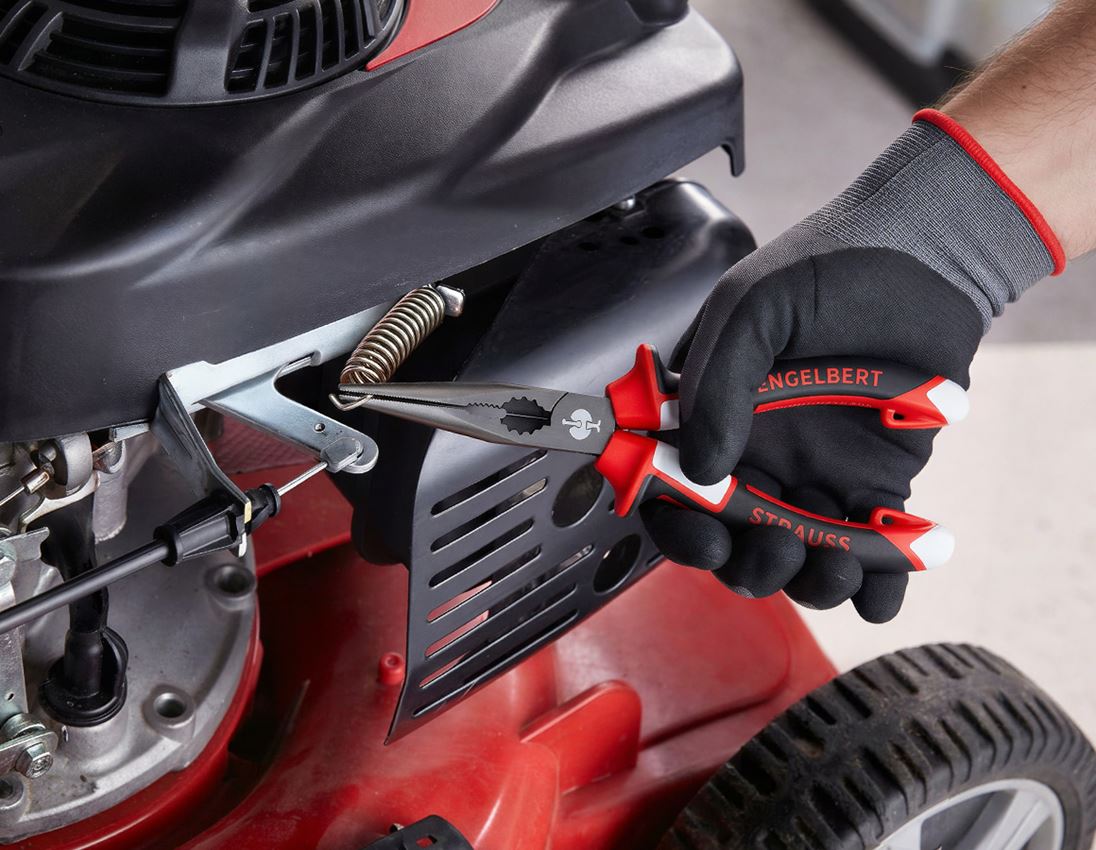 Tongs: e.s. flat round pliers