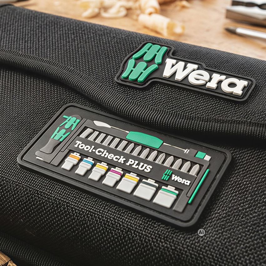 AI-generated / modified - Tool bags: Wera Tool Check bag 2