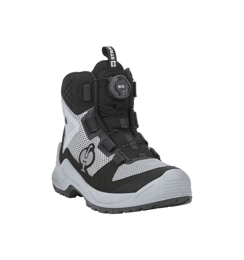 O6: O6 Work boots e.s. Adelaide mid + black/platinum 4