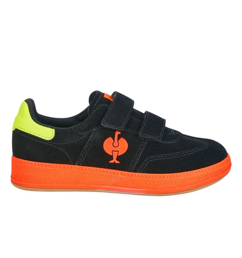 Kids Shoes: Allround shoes Strauss.0900 low, children's + black/high-vis yellow/high-vis orange 3