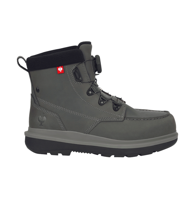 S7: S7S Safety boots e.s. Woodside mid + carbongrey 4