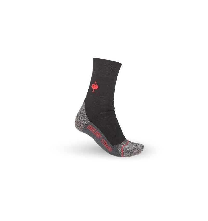 Socks: e.s. Allround socks function x-warm/high + black