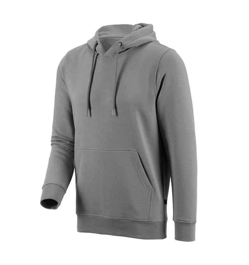 T-Shirts, Pullover & Skjorter: e.s. Hoody-Sweatshirt poly cotton + platin 4