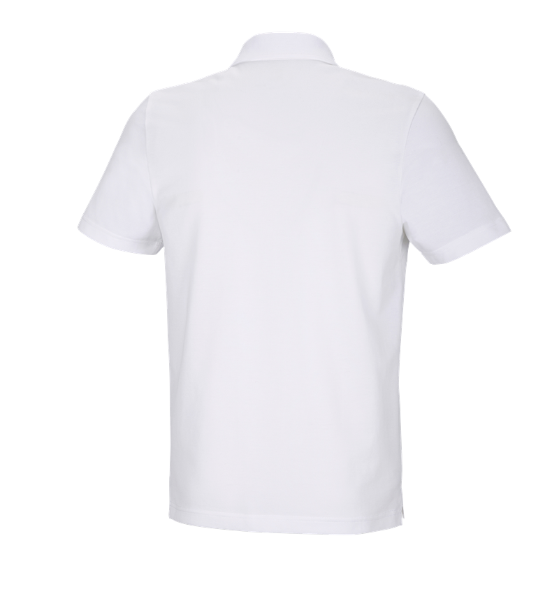 Emner: e.s. funktions-poloshirt poly cotton + hvid 5