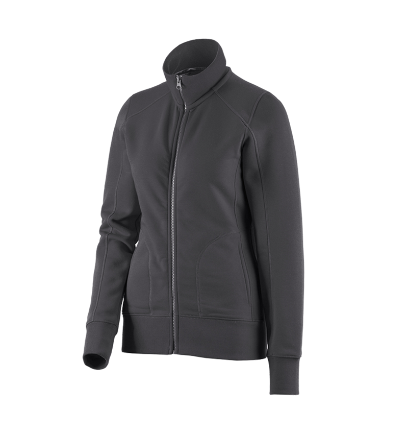 Topics: e.s. Sweat jacket poly cotton, ladies' + anthracite 1