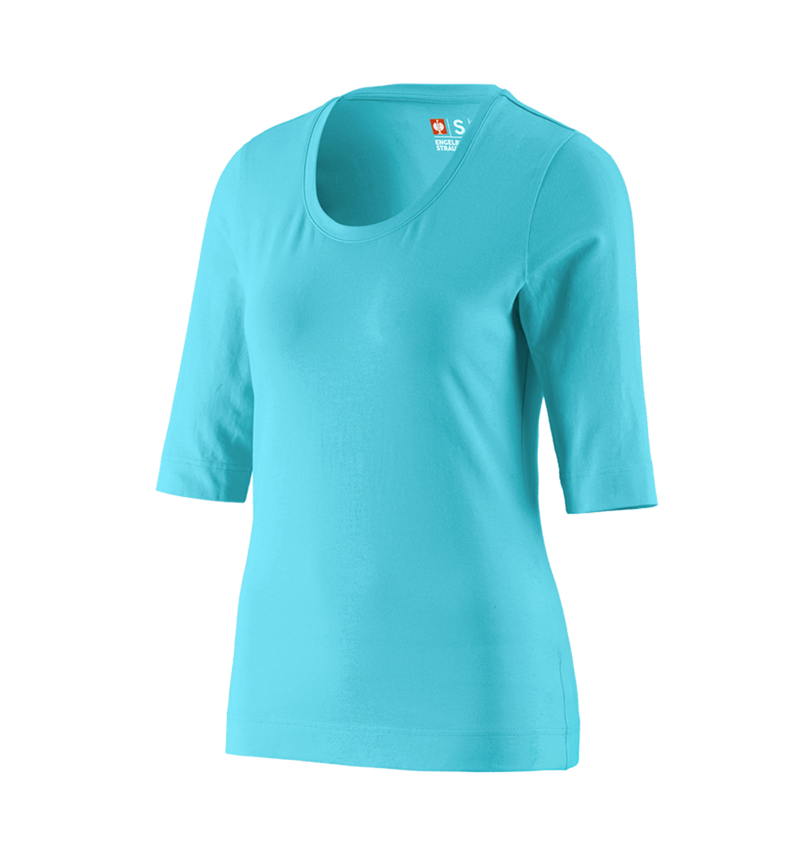 Shirts, Pullover & more: e.s. Shirt 3/4 sleeve cotton stretch, ladies' + capri 1