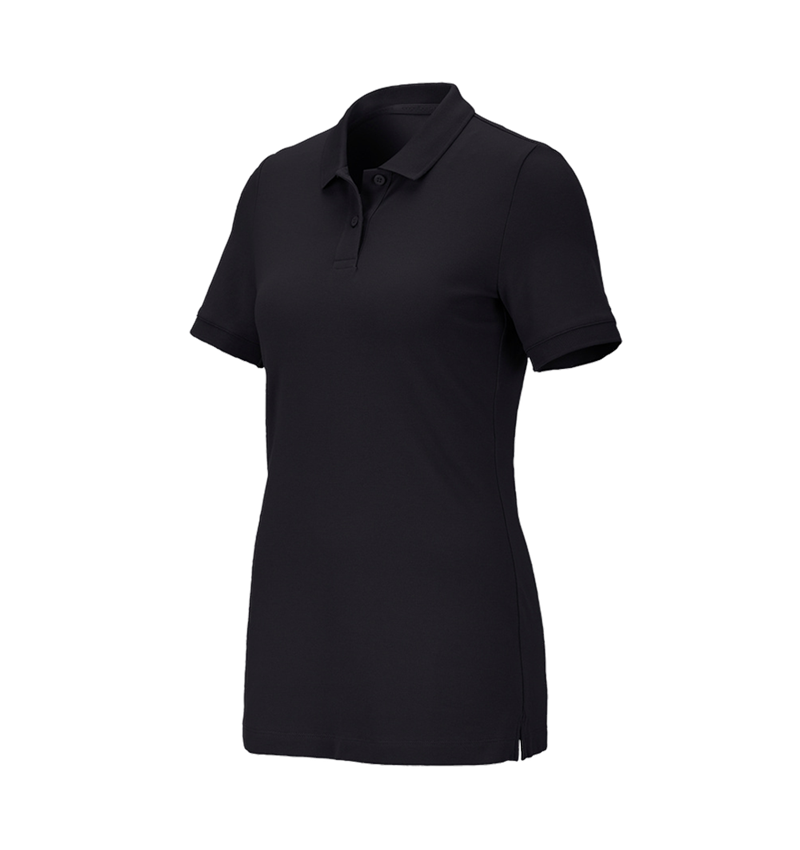 Shirts, Pullover & more: e.s. Pique-Polo cotton stretch, ladies' + black 2