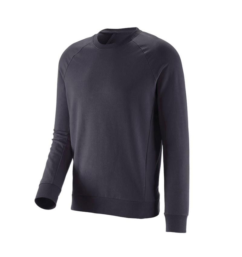 T-Shirts, Pullover & Skjorter: e.s. Sweatshirt cotton stretch + mørkeblå 5