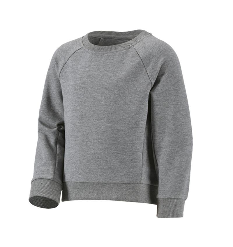 T-Shirts, Pullover & Skjorter: e.s. Sweatshirt cotton stretch, børne + gråmeleret 5