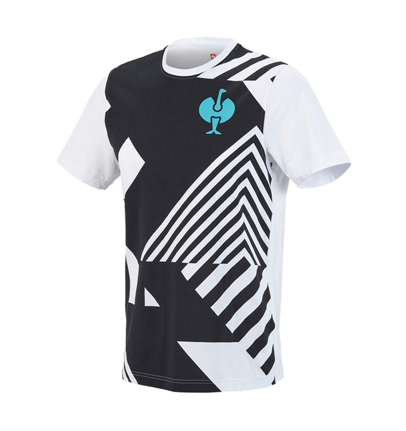 Emner: T-Shirt e.s.trail graphic + sort/hvid 2