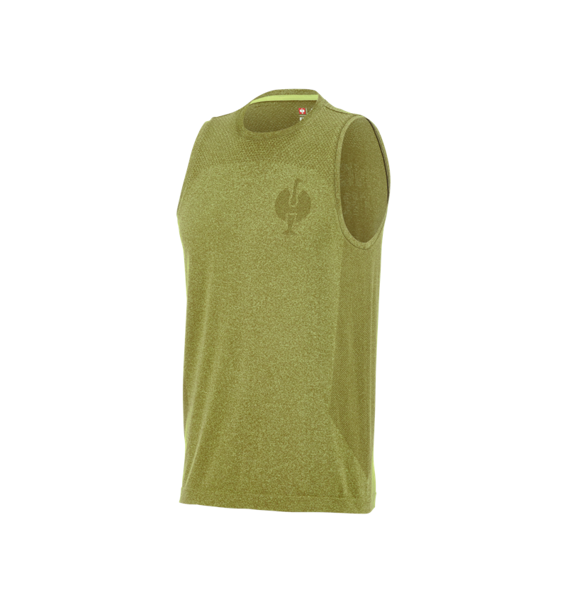 T-Shirts, Pullover & Skjorter: Atletik-shirt seamless e.s.trail + enebærgrøn melange 5