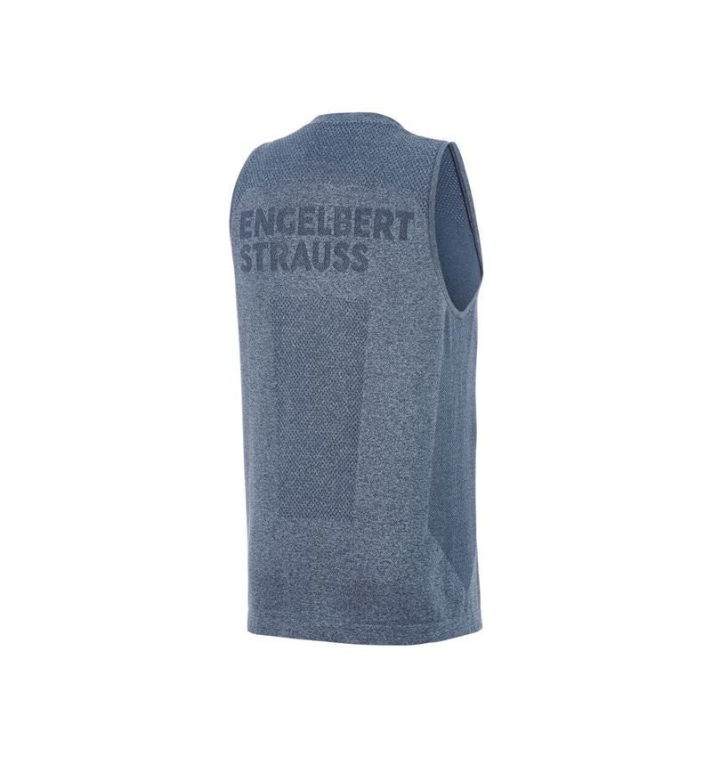 T-Shirts, Pullover & Skjorter: Atletik-shirt seamless e.s.trail + dybblå melange 5