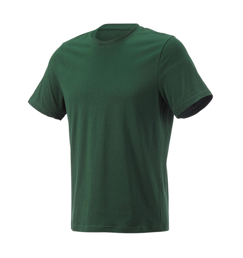 T-Shirts, Pullover & Skjorter: e.s. T-Shirt cotton light + grøn 3