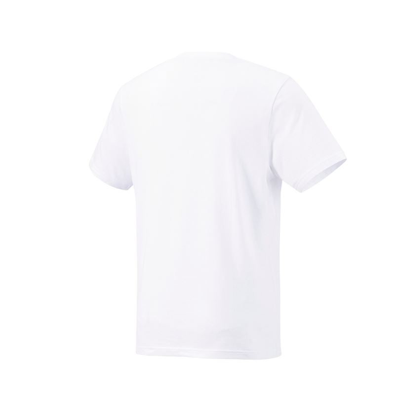 T-Shirts, Pullover & Skjorter: e.s. Pique-T-Shirt cotton light + hvid 6