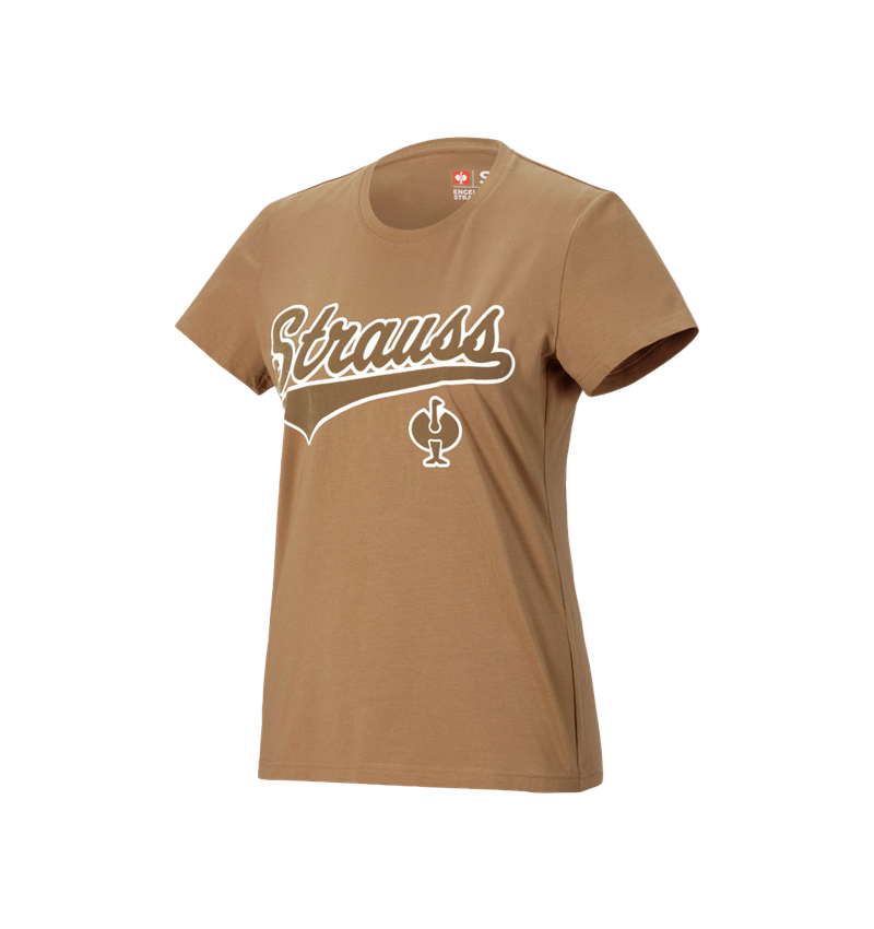 T-Shirts, Pullover & Skjorter: T-Shirt e.s.e:pic, damer + mandelbrun 3