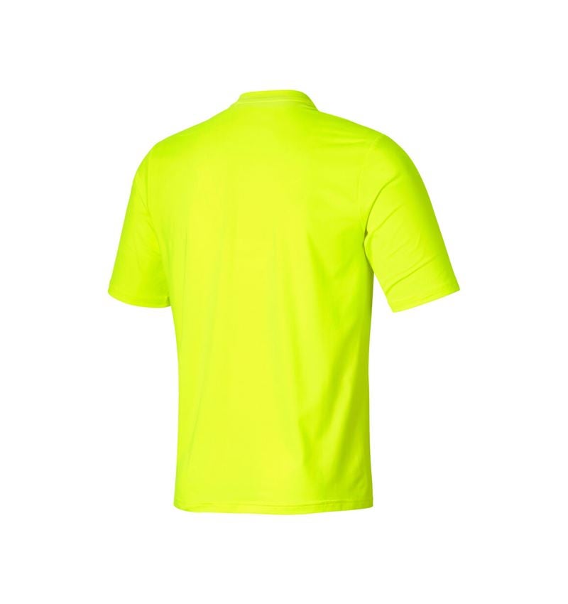 Clothing: Visibility functional T-shirt UV e.s.trail + high-vis yellow/black 4