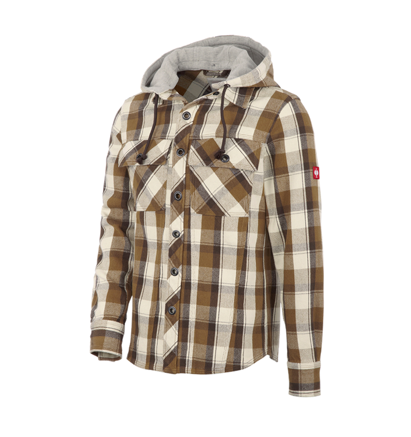 Shirts, Pullover & more: Hooded shirt e.s.roughtough + bark/walnut/nature 2