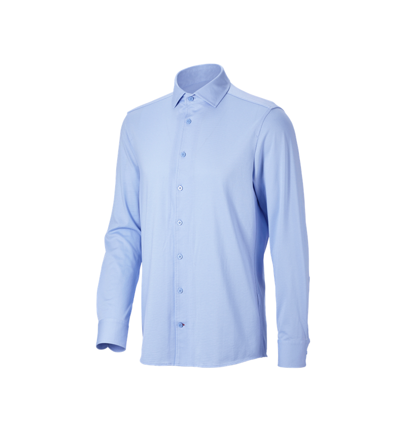 Topics: e.s. piqué-Business Shirt + frostblue 5