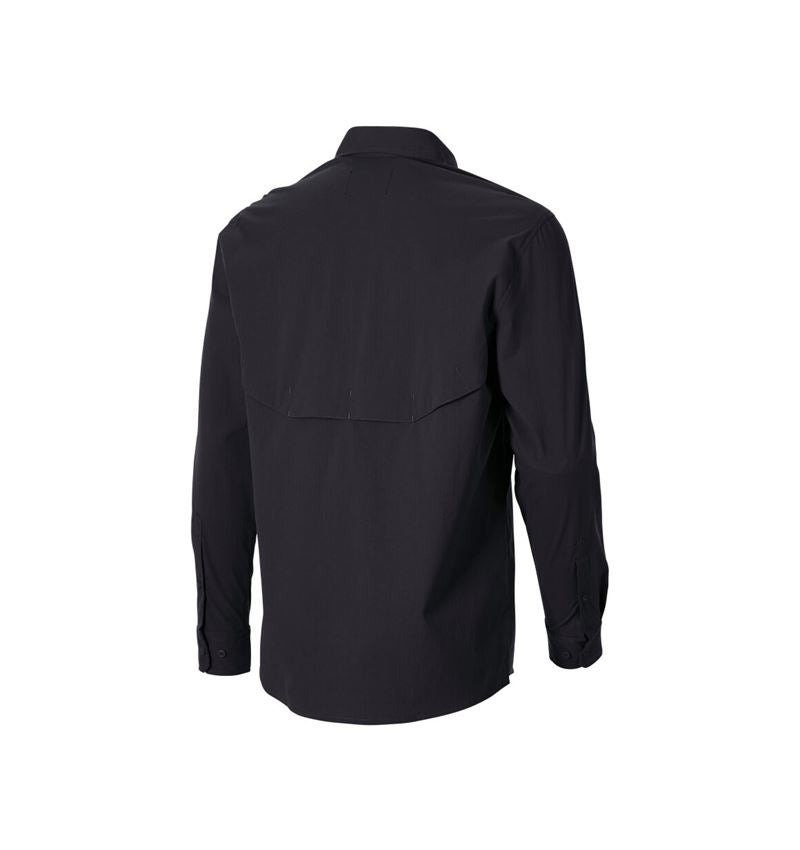 Shirts, Pullover & more: Work shirt e.s.t:aktik, long sleeved + black 4