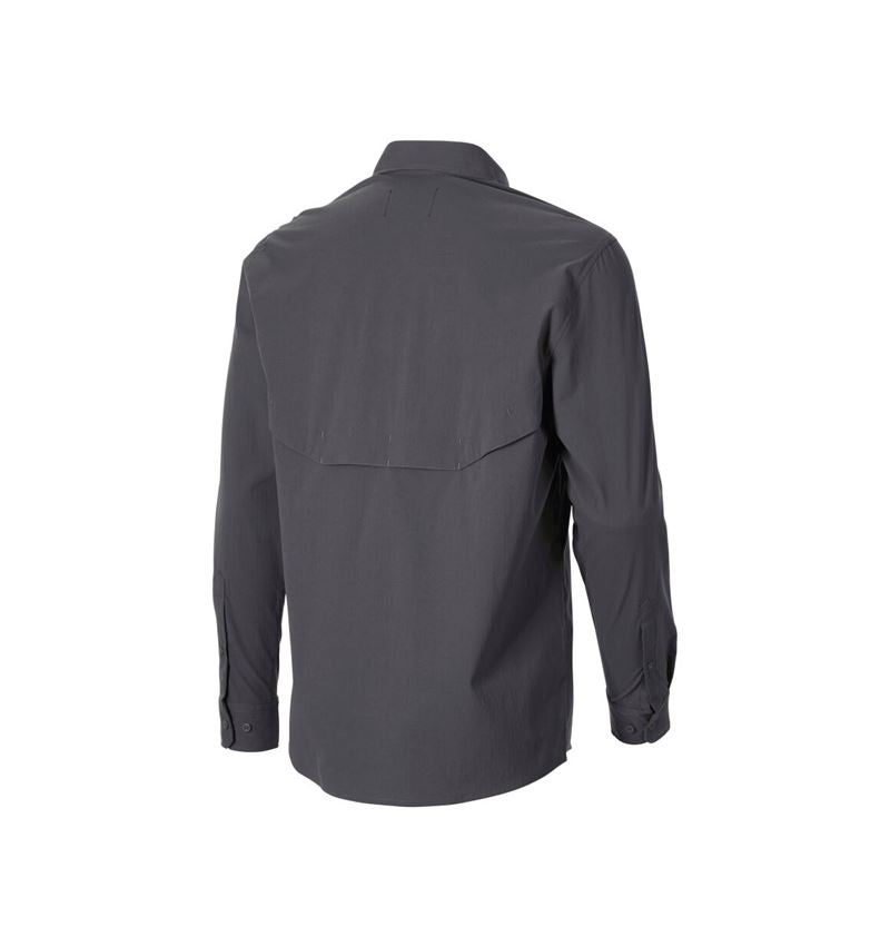 Beklædning: Arbejdsskjorter e.s.t:aktik, langærmet + karbongrå 5