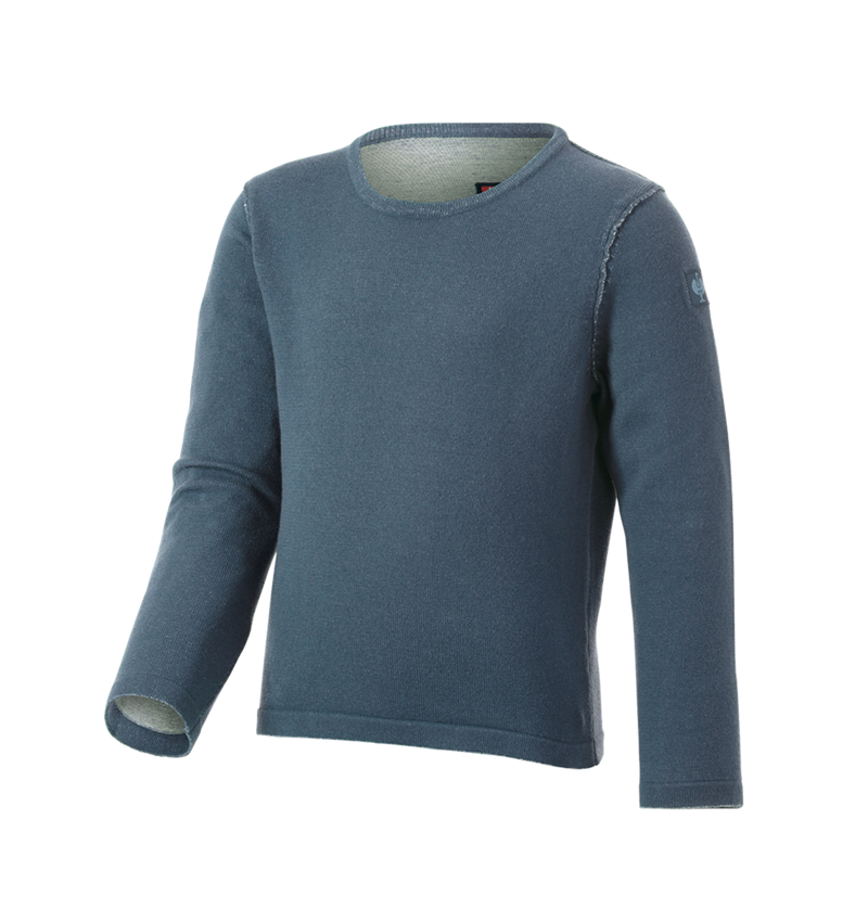 Topics: Knitted pullover e.s.iconic, children's + oxidblue 8
