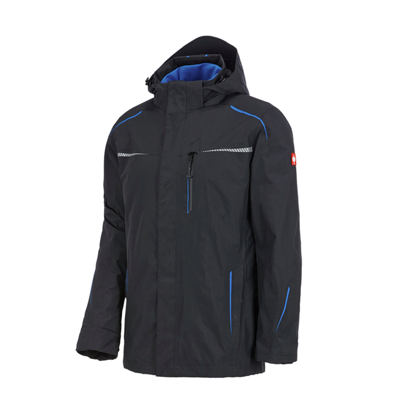 Work Jackets: 3 in 1 functional jacket e.s.motion 2020, men's + graphite/gentianblue 5
