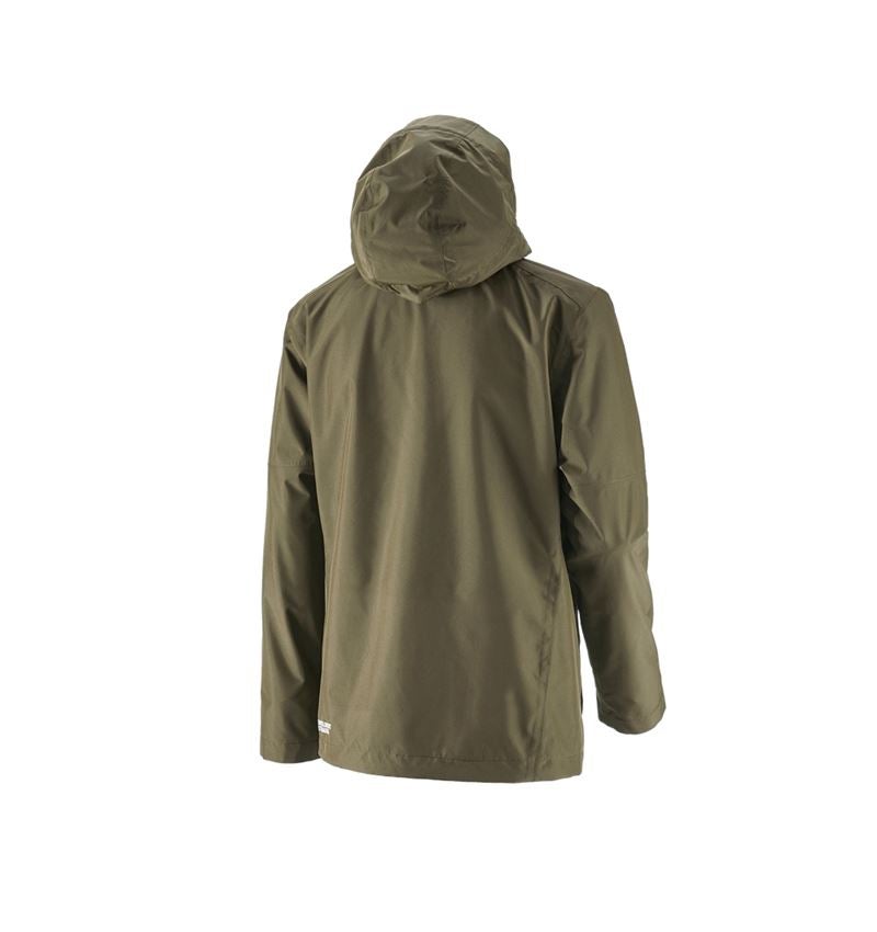 Work- & Safetywear: Rain jacket e.s.concrete + mudgreen 3