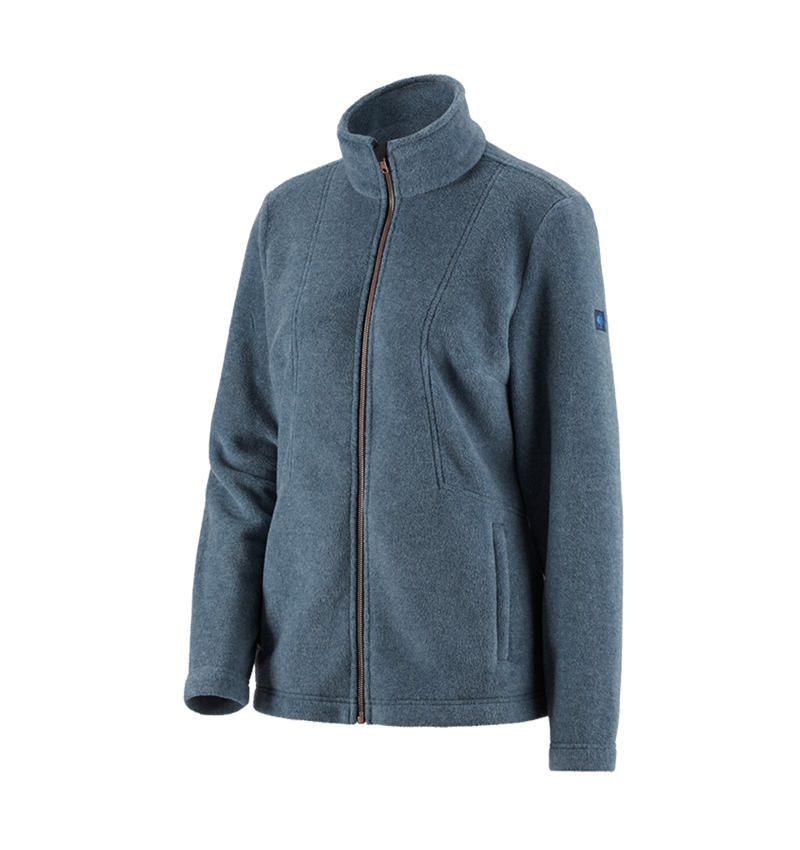 Work Jackets: Fleece jacket e.s.vintage, ladies' + arcticblue melange 2