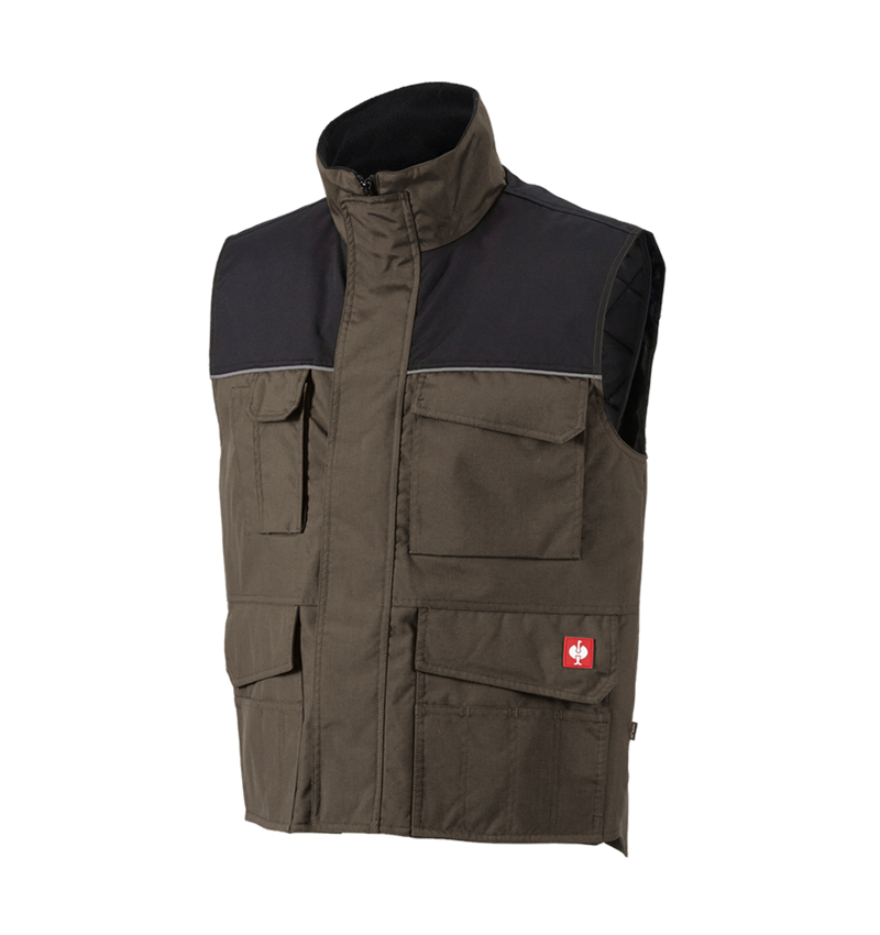 Arbejdsveste: Vest e.s.image + oliven/sort 5