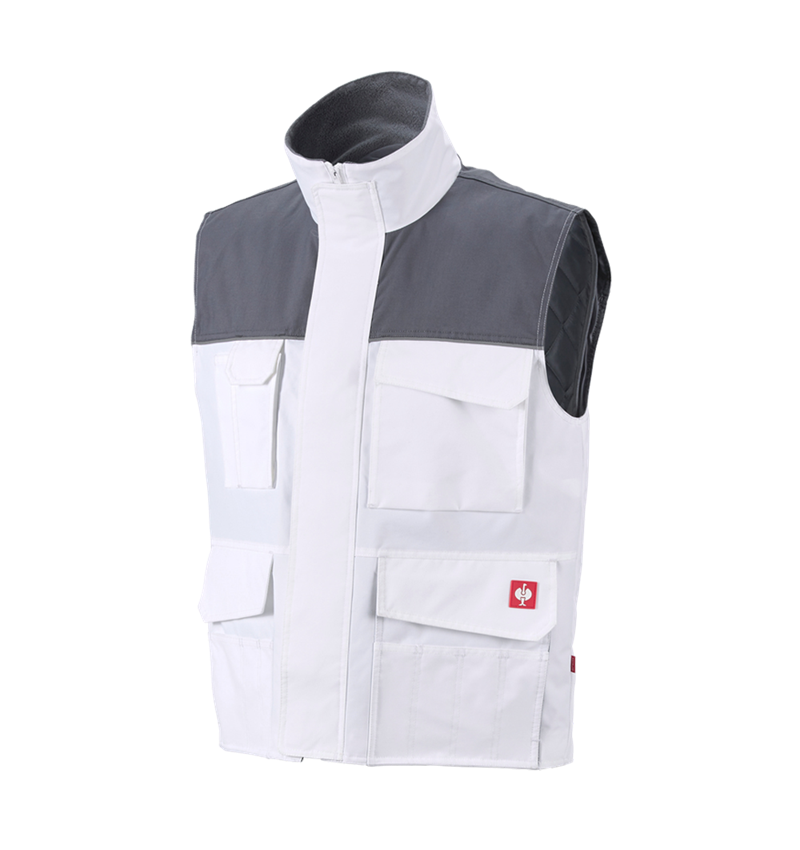 Arbejdsveste: Vest e.s.image + hvid/grå 3