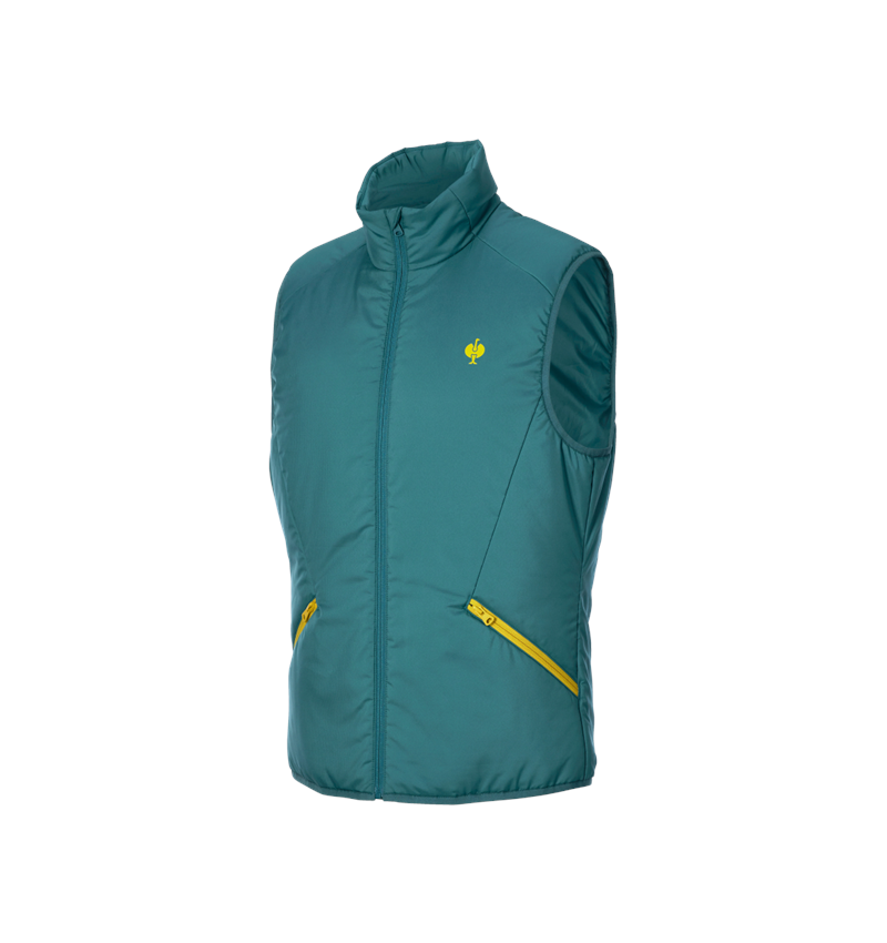 Work Body Warmer: Bodywarmer e.s.trail + emeraldgreen/chromeyellow 2