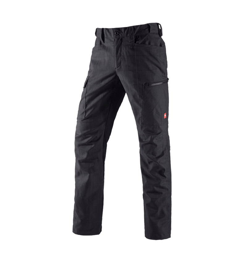 Work Trousers: e.s. Trousers pocket, men's + black