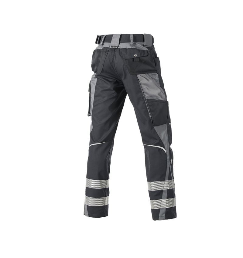 Work Trousers: Trousers Secure + graphite/cement 1