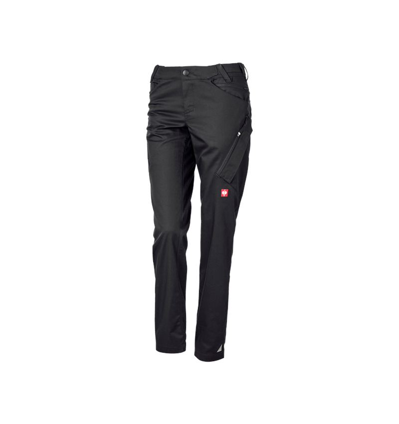Work Trousers: Multipocket trousers e.s.ambition, ladies' + black 3