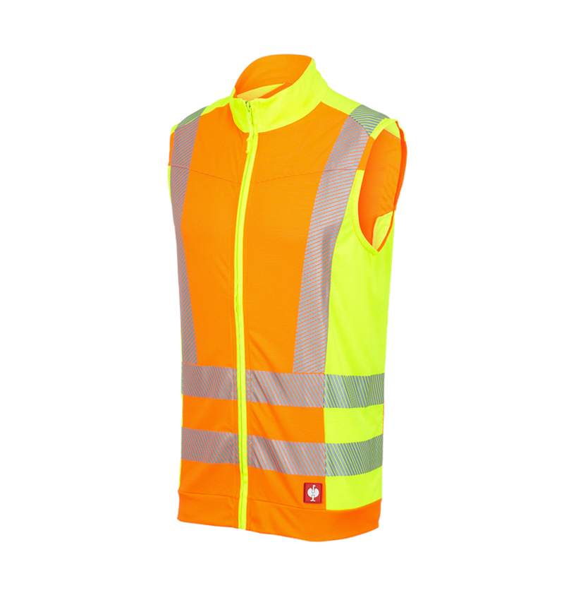 Topics: High-vis functional bodywarmer e.s.motion 2020 + high-vis orange/high-vis yellow 2