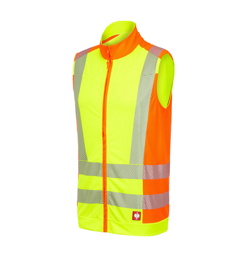 Topics: High-vis functional bodywarmer e.s.motion 2020 + high-vis yellow/high-vis orange 2